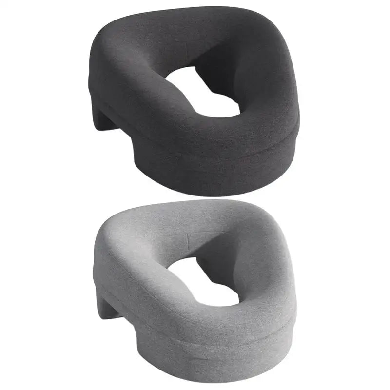 Ergonomic Face Down Pillow – Memory Foam Neck Support & Massage Recovery Headrest