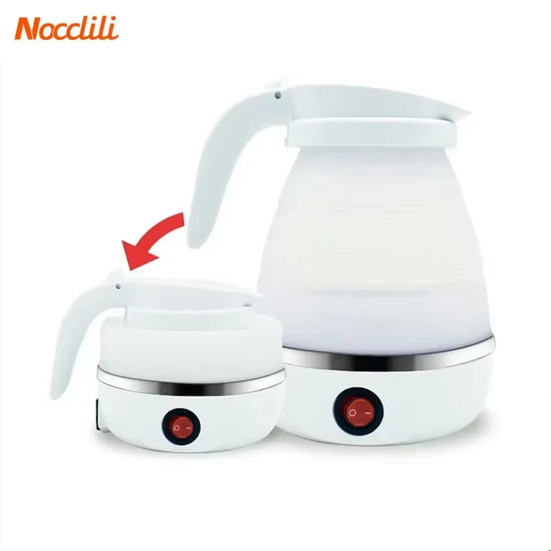 Mini Foldable Electric Kettle – 600ml | Portable Travel & Home Water Heater (220V)