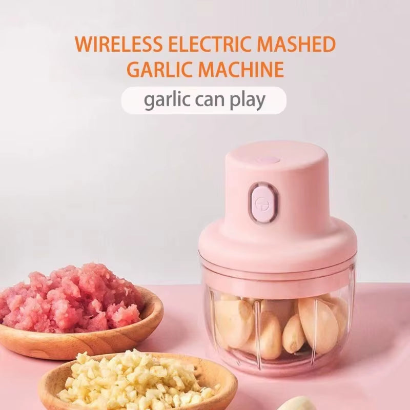 Mini Electric Food Chopper – Garlic, Ginger, Vegetables & Baby Food Processor