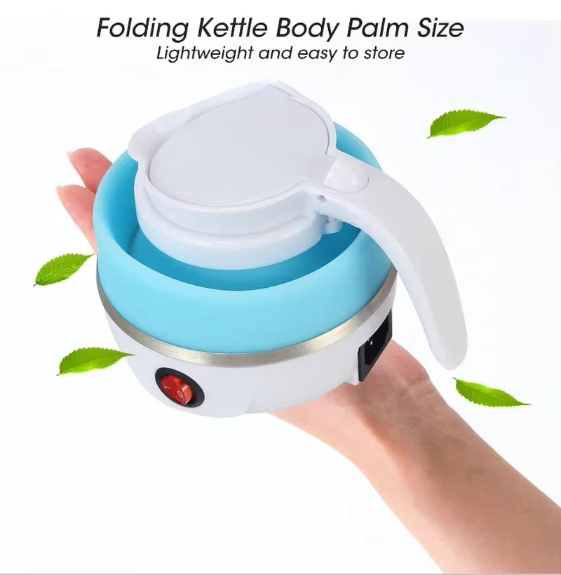 Mini Foldable Electric Kettle – 600ml | Portable Travel & Home Water Heater (220V)