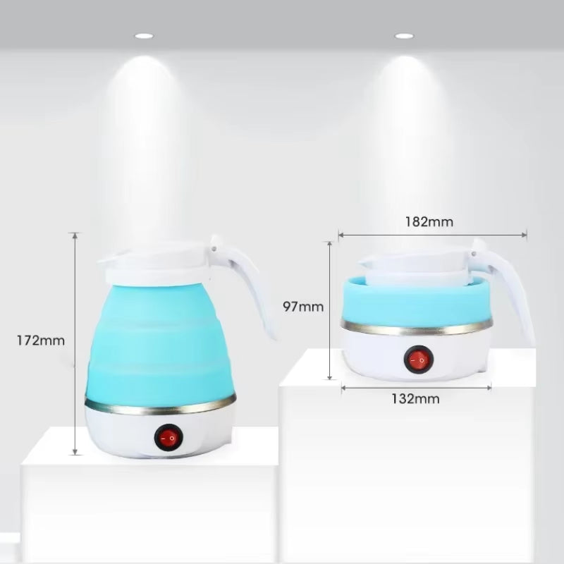 Mini Foldable Electric Kettle – 600ml | Portable Travel & Home Water Heater (220V)