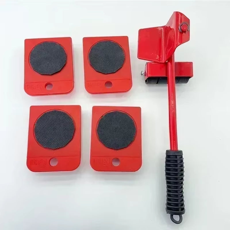 5-Piece Heavy-Duty Furniture Mover Tool Set    5-Piece Furniture Mover Tool Set | Heavy-Duty Lifter with Wheels & Rollers for Easy Moving of Large Items