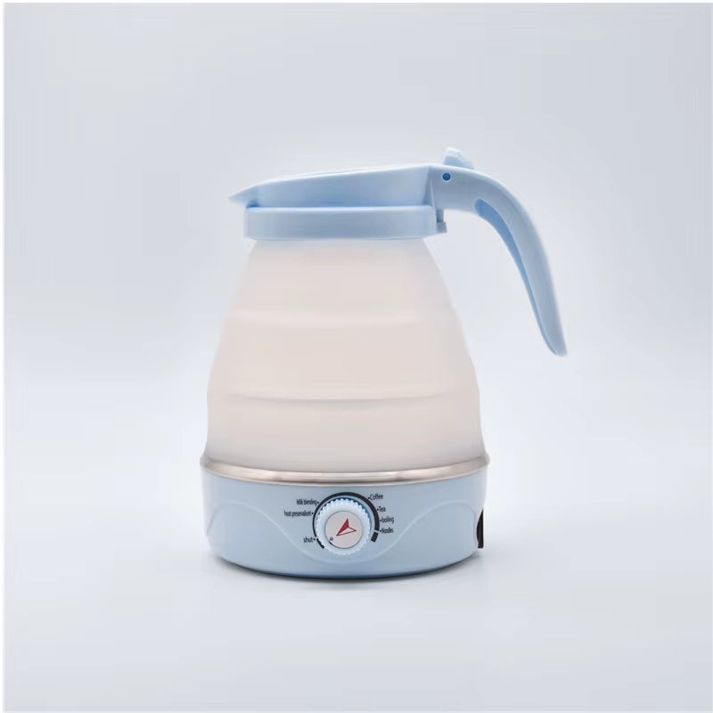 Foldable Travel Electric Kettle – Adjustable Temperature Portable Teapot for Home & Kitchen