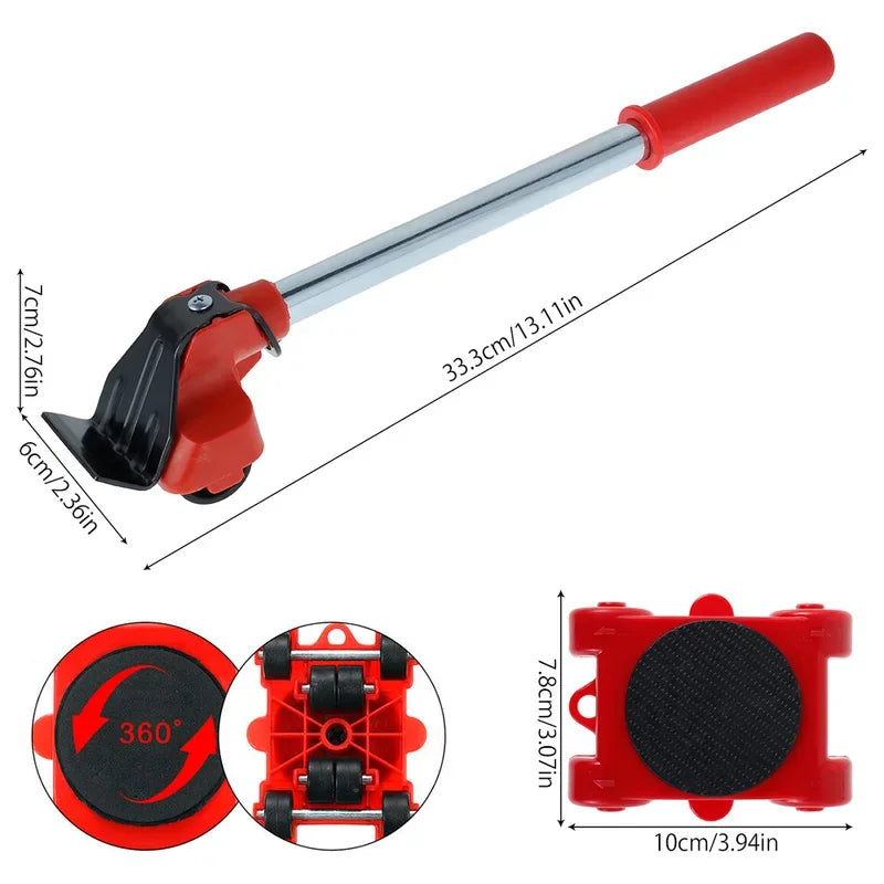 New Heavy Duty Furniture Lifter and Mover Set Ideal for Washing Machine Refrigerator Transport Furniture Lifting and Moving Help