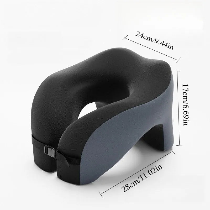 Memory Foam U-Shaped Travel Neck Pillow    Memory Foam U-Shaped Neck Pillow | Portable Travel & Sleeping Support for Head, Neck & Cervical Comfort