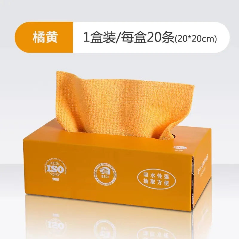 20-Pack Microfiber Kitchen Cleaning Towels – Ultra-Absorbent, Non-Stick Dish Cloths & Rags for Home Use
