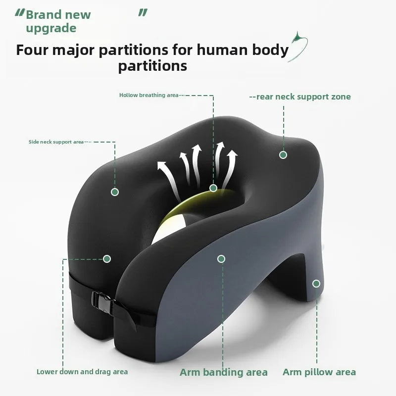 Memory Foam U-Shaped Travel Neck Pillow    Memory Foam U-Shaped Neck Pillow | Portable Travel & Sleeping Support for Head, Neck & Cervical Comfort