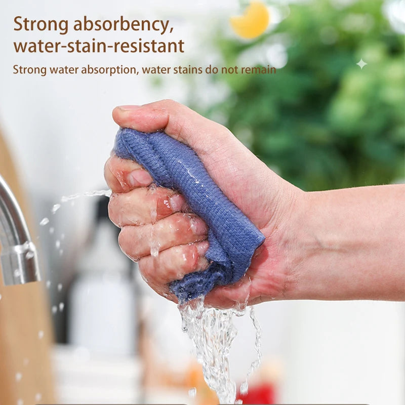 Microfiber Kitchen Cleaning Towels – 20-Pack   20-Pack Microfiber Kitchen Towels | Ultra-Absorbent Dishcloths & Non-Stick Oil Cleaning Rags for Home & Tableware
