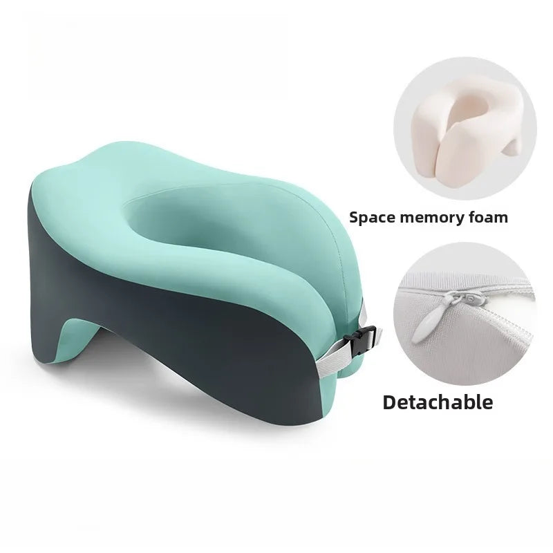 Memory Foam U-Shaped Travel Neck Pillow    Memory Foam U-Shaped Neck Pillow | Portable Travel & Sleeping Support for Head, Neck & Cervical Comfort