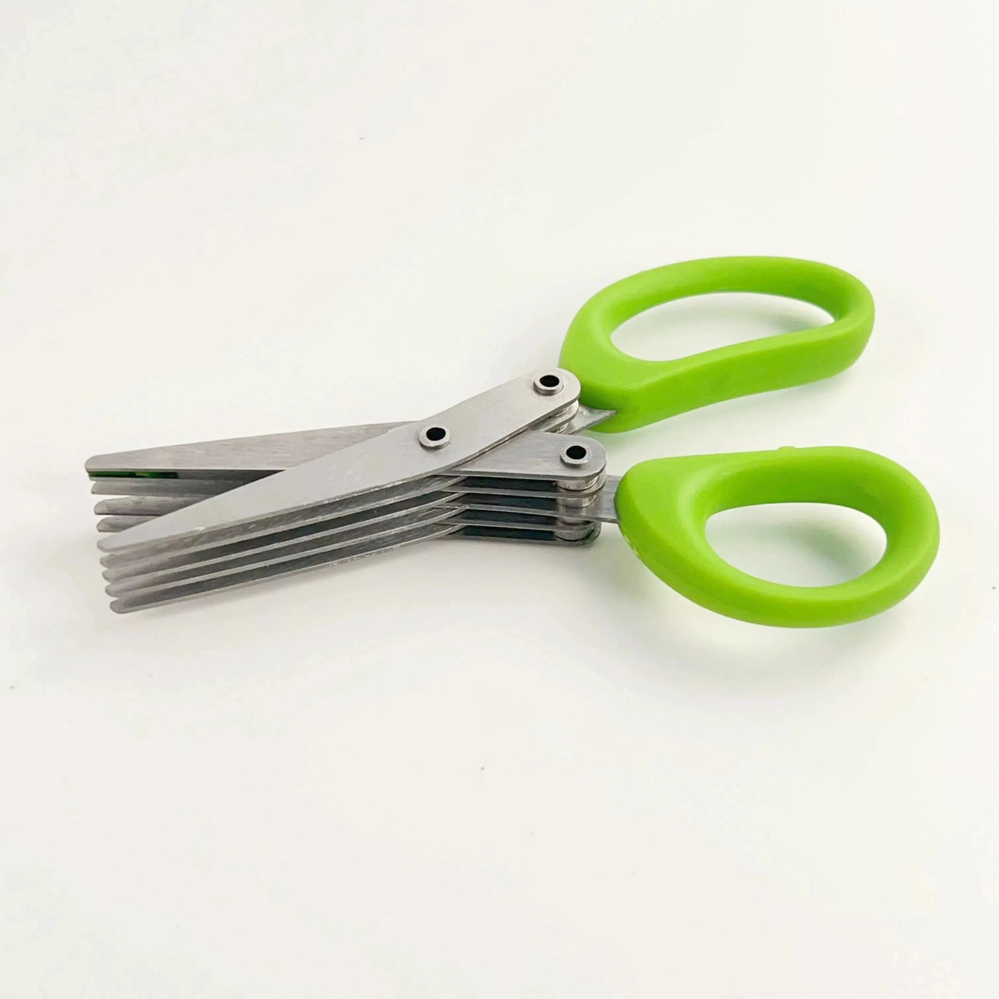 Multi-Layer Stainless Steel Herb Scissors    Multi-Layer Stainless Steel Kitchen Scissors | 3 & 5 Blade Herb Cutter for Scallions, Peppers, and Seaweed
