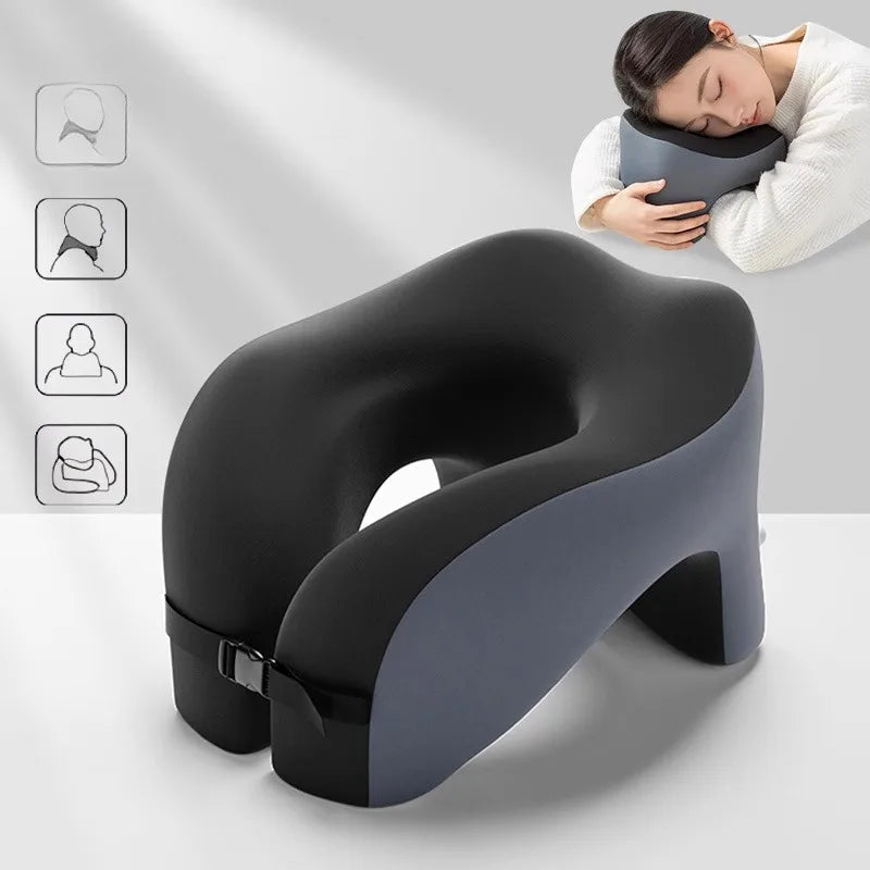 Memory Foam U-Shaped Travel Neck Pillow    Memory Foam U-Shaped Neck Pillow | Portable Travel & Sleeping Support for Head, Neck & Cervical Comfort