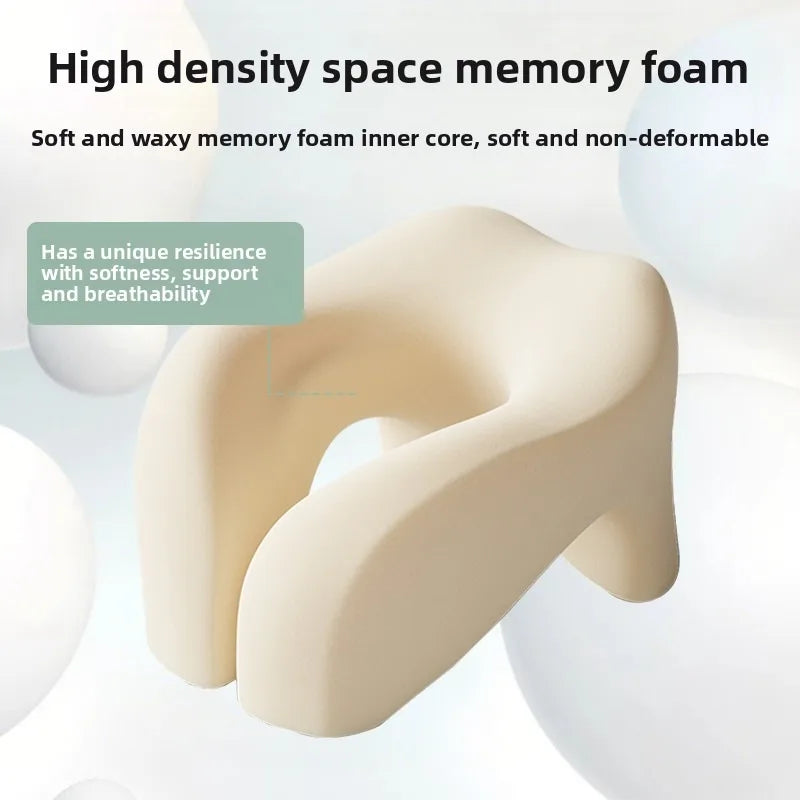 Memory Foam U-Shaped Travel Neck Pillow    Memory Foam U-Shaped Neck Pillow | Portable Travel & Sleeping Support for Head, Neck & Cervical Comfort