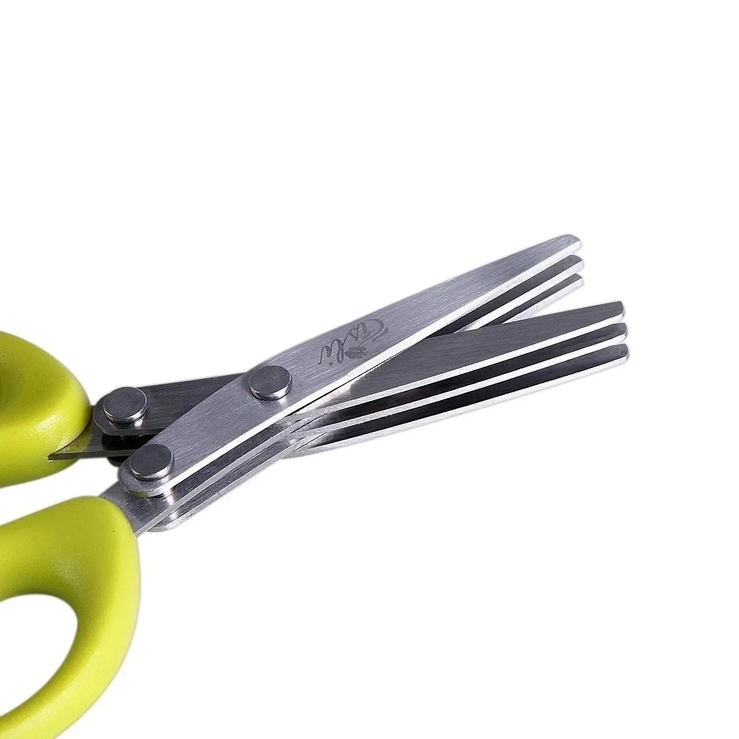 Multi-Layer Stainless Steel Herb Scissors    Multi-Layer Stainless Steel Kitchen Scissors | 3 & 5 Blade Herb Cutter for Scallions, Peppers, and Seaweed