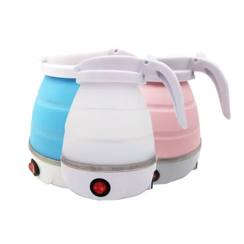 Mini Foldable Electric Kettle – 600ml | Portable Travel & Home Water Heater (220V)